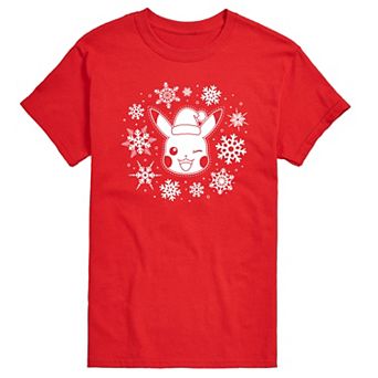 Big & Tall Pokemon Snowflakes Tee