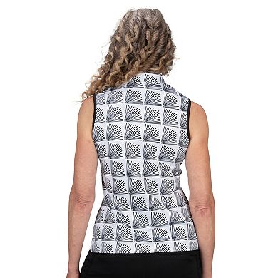 Women's Nancy Lopez Fanny Sleeveless Golf Polo