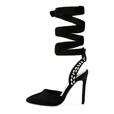 Rag & Co Wallis Women's Lace-Up Heels