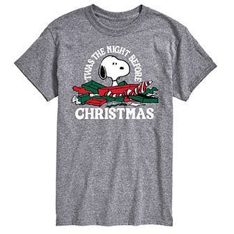 Big & Tall Peanuts Christmas Tee