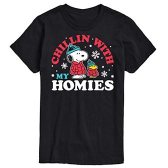 Big & Tall Peanuts Chillin Homies Tee
