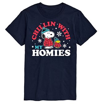 Big & Tall Peanuts Chillin Homies Tee