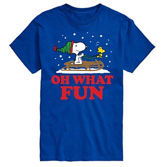 Big & Tall Peanuts Oh What Fun Tee