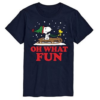 Big & Tall Peanuts Oh What Fun Tee
