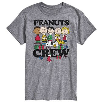 Big & Tall Peanuts Christmas Crew Tee