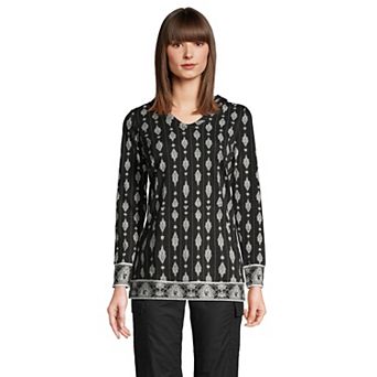 Women's Lands' End Hooded Tunic Top