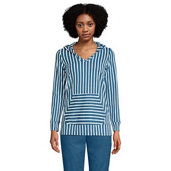 Women's Lands' End Hooded Tunic Top