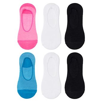 Girls SO® 6 Pack Critter Liner Socks