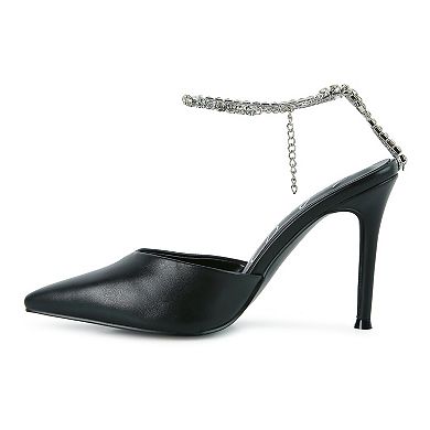 London Rag Joyce Women's Rhinestone High Heels