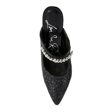London Rag Twinklet Women's Glitter High Heel Shoes