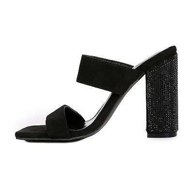 London Rag Sass Women's Block Heel Sandals