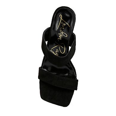 London Rag Sass Women's Block Heel Sandals
