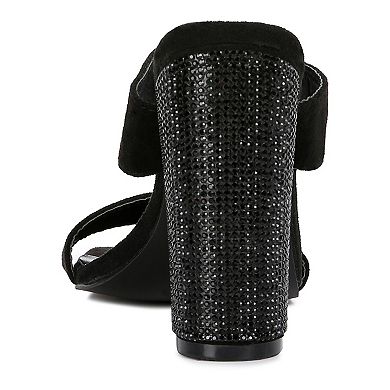 London Rag Sass Women's Block Heel Sandals