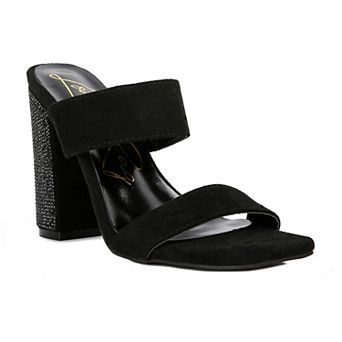 London Rag Sass Women's Block Heel Sandals