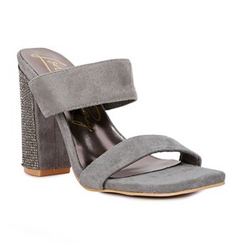 London Rag Sass Women's Block Heel Sandals