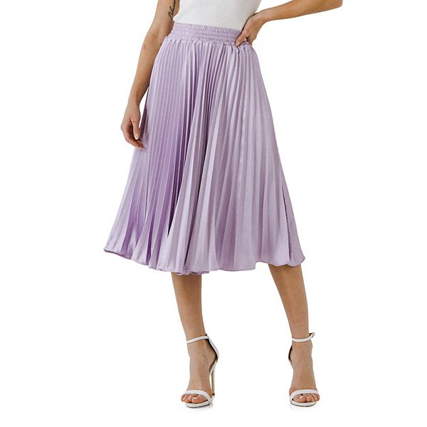 Satin shop skirt kohls