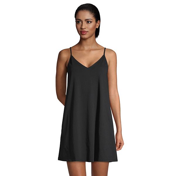 Women's Lands' End Strappy Swim CoverUp Dress