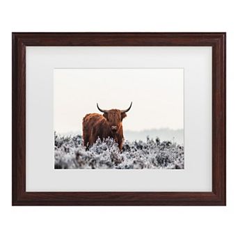 Highlander Cow Framed Wall Art