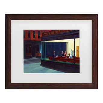 Edward Hopper Nighthawks Framed Wall Art