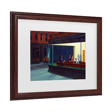 Edward Hopper Nighthawks Framed Wall Art