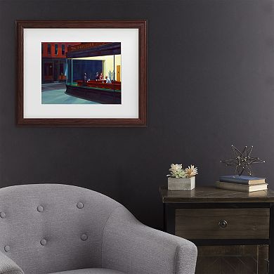 Edward Hopper Nighthawks Framed Wall Art