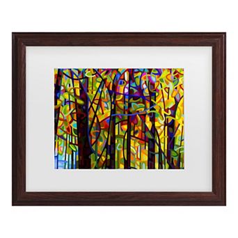 Standing Room Only Tree Framed Wall Art