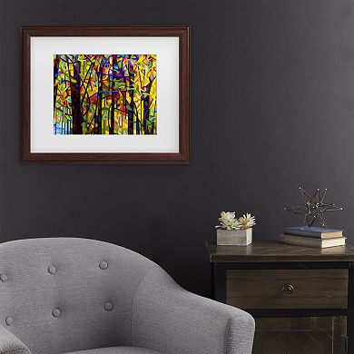 Standing Room Only Tree Framed Wall Art