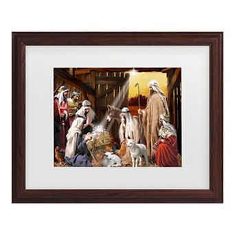 Nativity Christmas Framed Wall Art