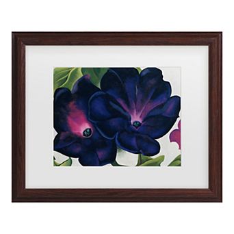 Georgia O'Keeffe Petunias Framed Wall Art