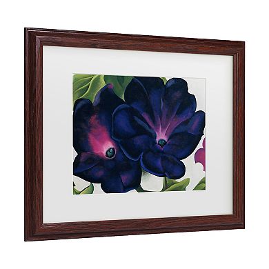 Georgia O'Keeffe Petunias Framed Wall Art