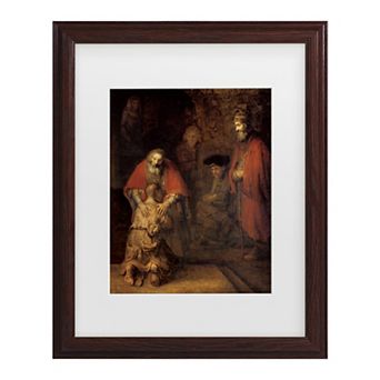 Rembrandt Return of the Prodigal Son Framed Wall Art