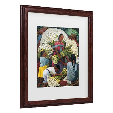 Diego Rivera The Flower Vendor Framed Wall Art