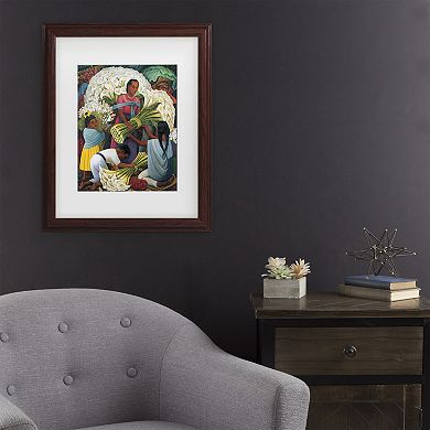 Diego Rivera The Flower Vendor Framed Wall Art