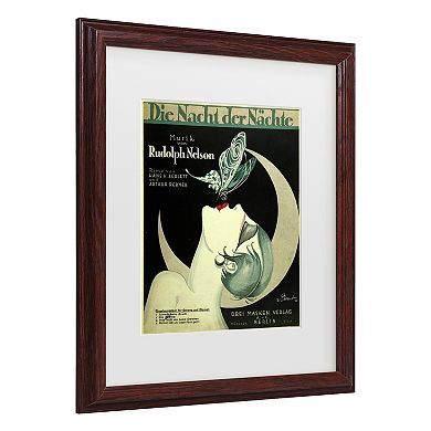 Art Deco Music Sheet Framed Wall Art