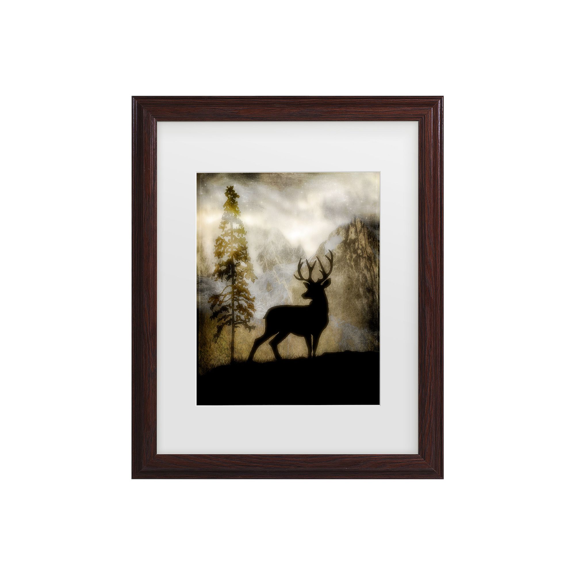 Mystic Deer Framed Wall Art, Multi