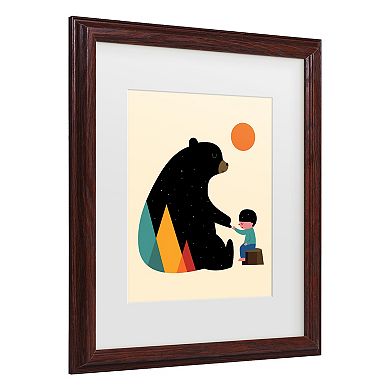 Lightning Tree I Bear Framed Wall Art