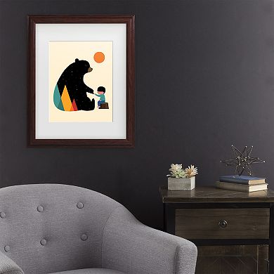 Lightning Tree I Bear Framed Wall Art