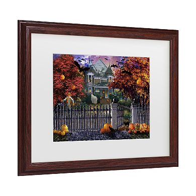 Halloween House Framed Wall Art