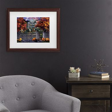 Halloween House Framed Wall Art