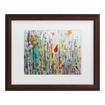 Une Ame Dans Le Jardin Framed Wall Art