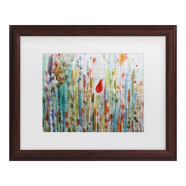 Une Ame Dans Le Jardin Framed Wall Art