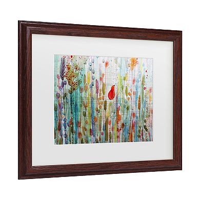Une Ame Dans Le Jardin Framed Wall Art