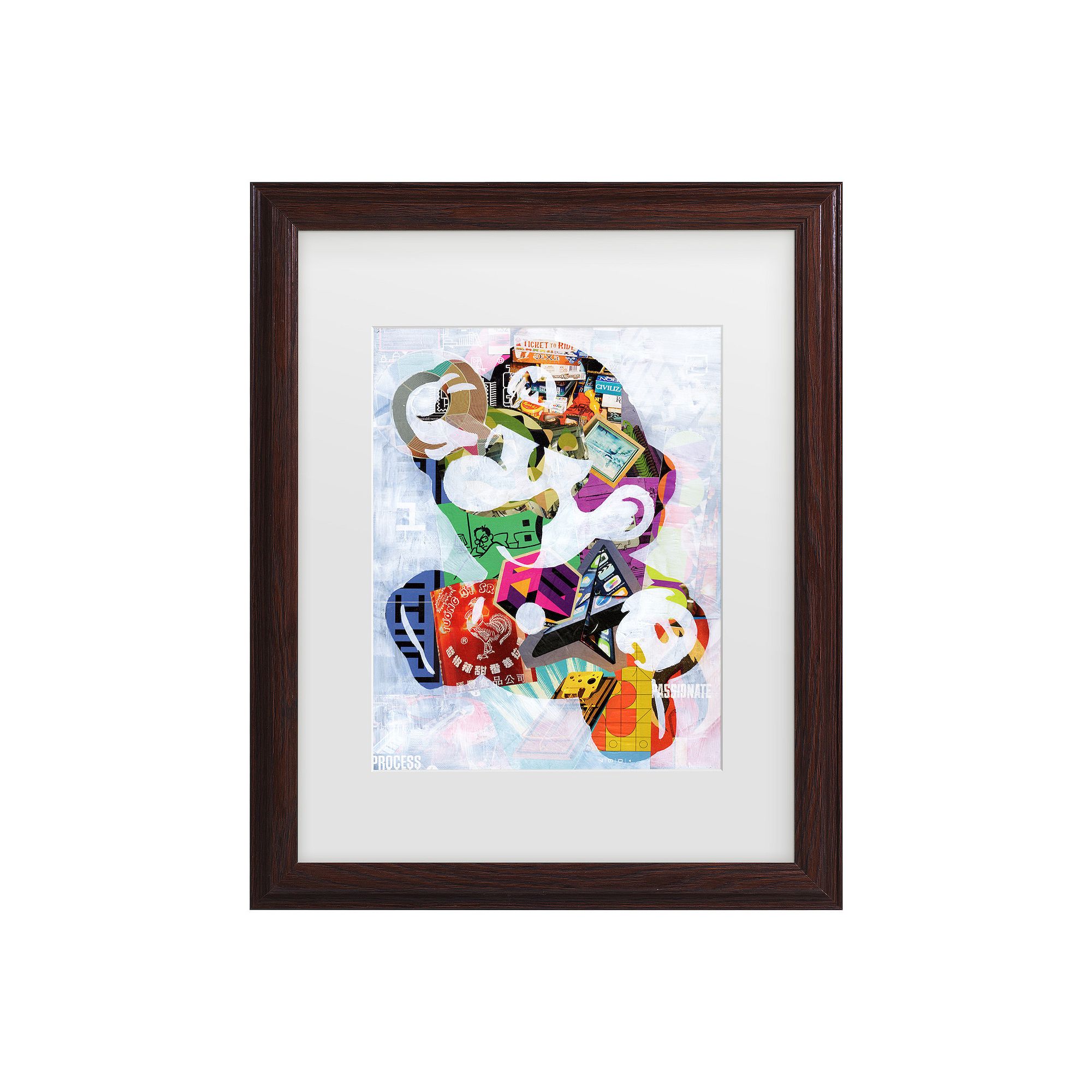 Mario Framed Wall Art, Multi