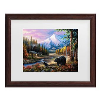 Routine Visitors Framed Wall Art