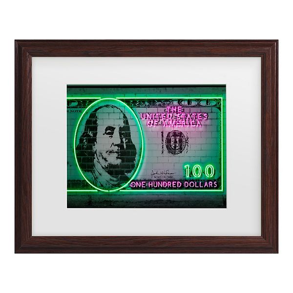 Hundred Dollars Framed Wall Art