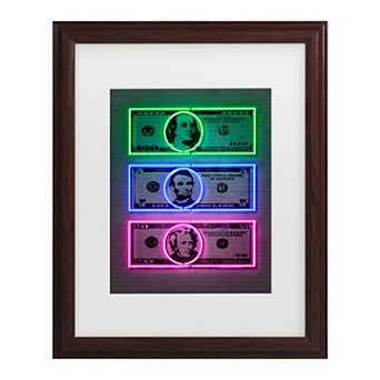 Dollars Framed Wall Art
