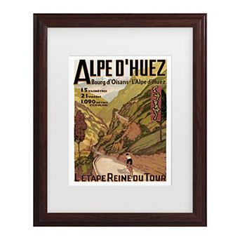 Trademark Fine Art Vintage Lavoie "Travel 255" Matted Framed Wall Art