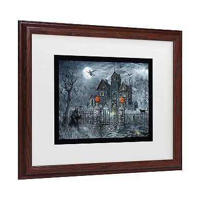 Trademark Fine Art Jeff Tift "Uninvited Guest" Matted Framed Wall Art