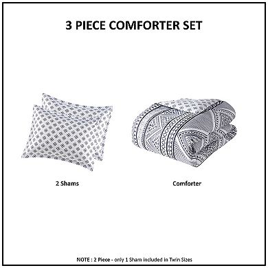 Intelligent Design Zoe Reversible Comforter Set with Shams