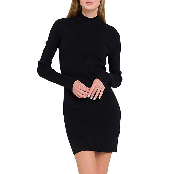 High Neck Knit Dress 